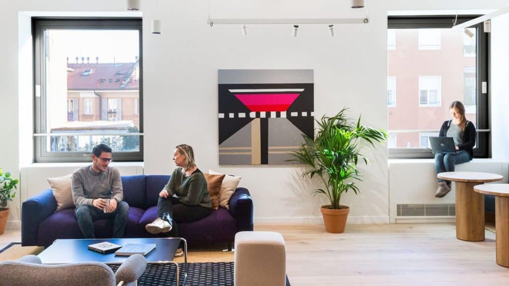 Wework Via San Marco 21 Area Comune Divani