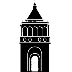 Ic Icona Palermo torre Bianco e Nero