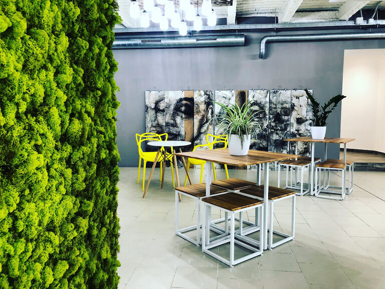 wire coworking a roma cucina lounge