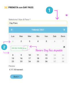 Daypass Help Form Di Prenotazione 1