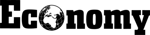 economy logo black